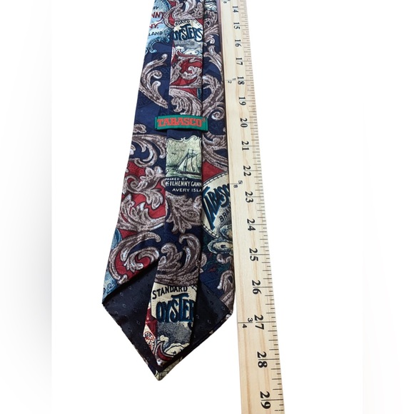 Tabasco Themed Novelty Print Silk Ties Set of 3 - Picture 12 of 13
